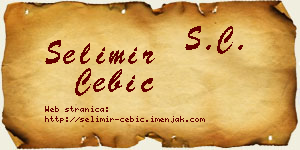 Selimir Ćebić vizit kartica